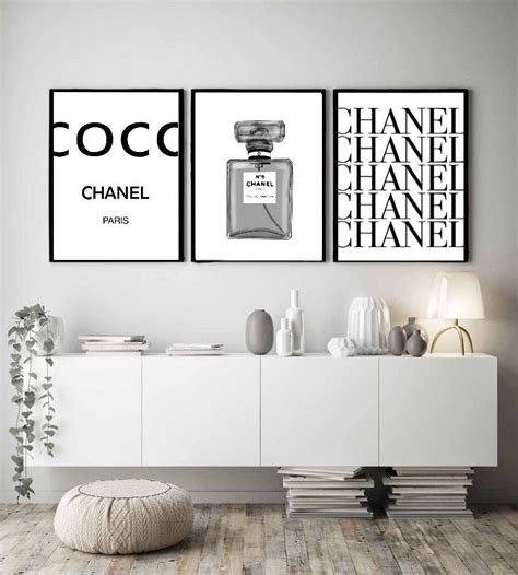 chanel prints uk|Chanel prints set of 3.